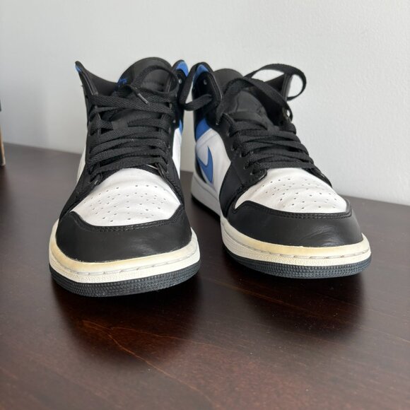 AIR JORDAN 1 MID "RACER BLUE" - Picture 3 of 9